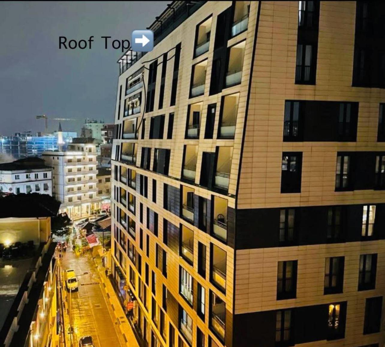 Rooftop City Light Tiran Dış mekan fotoğraf